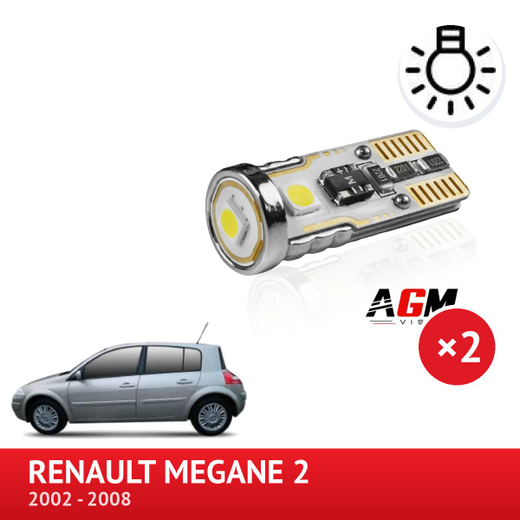 LED-sarja W5W etuparkki RENAULT Megane 2