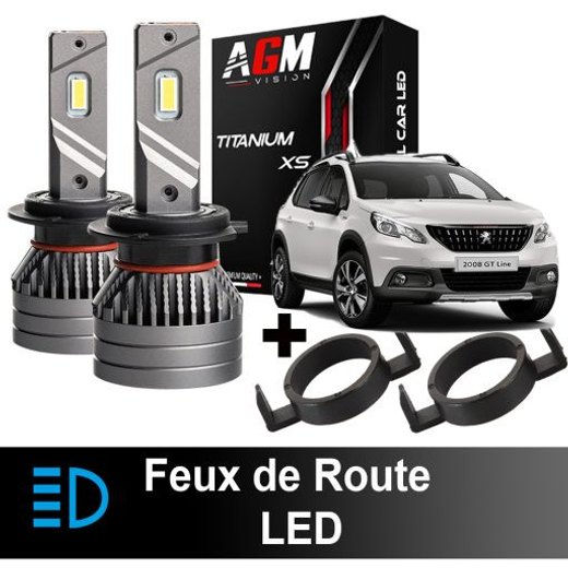 Kit lumini de drum LED Peugeot 2008 anul 2013 până în 2022 Kit lumini de drum LED Peugeot 2008 anul 2013 până în 2022