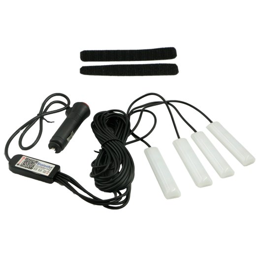 Modul de iluminare pentru pedalier + aplicație RGB (brichetă auto)