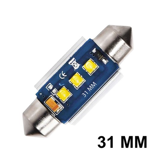 Navette LED C10W 31 mm ELITE (Hvid)