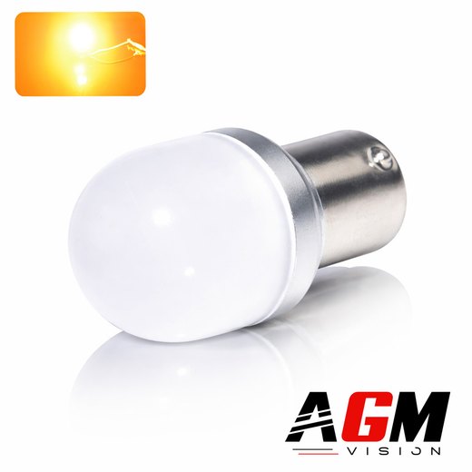 LED-pære PY21W-BAU15S ANGEL (Oransje)