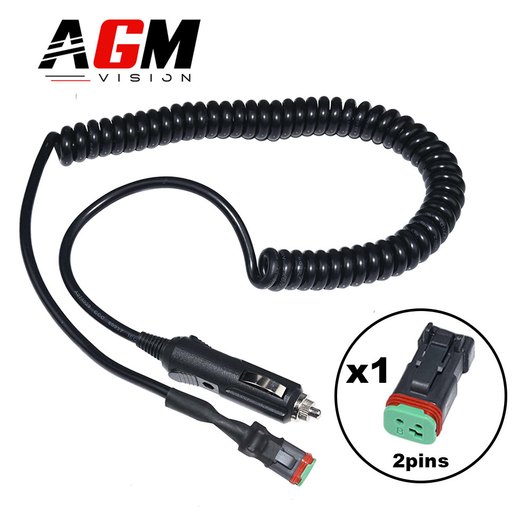 Deutsch Connector 2 Pins Cigarette Lighter LED Bar Deutsch Connector 2 Pins Cigarette Lighter LED Bar