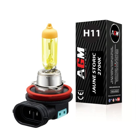 1 halogenpære H11 55W GUL STORIC 2700K 1 halogenpære H11 55W GUL STORIC 2700K