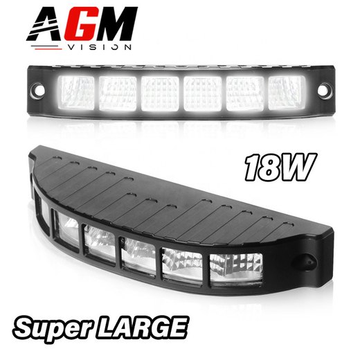 PHARE LED FLOOD ARRONDI 18W