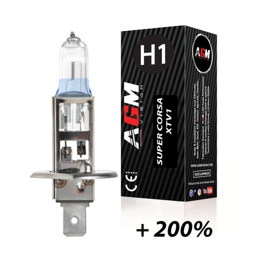 1 ampoule halogène H1 55W SUPER CORSA X-TV1