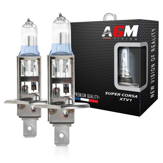 2 ampoules halogènes H1 55W SUPER CORSA X-TV1 2 ampoules halogènes H1 55W SUPER CORSA X-TV1