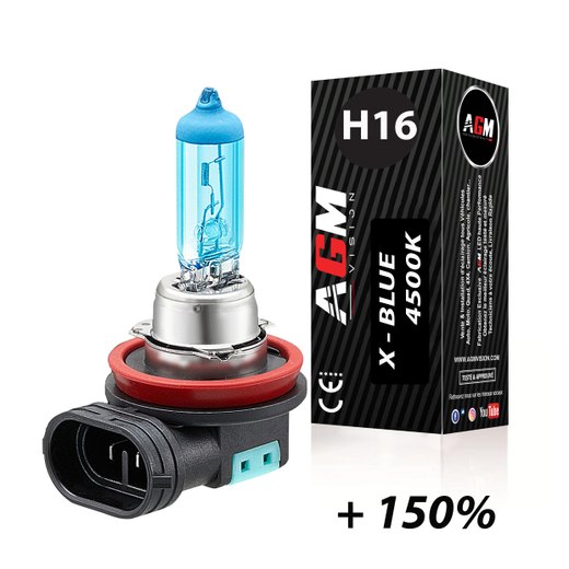 1 HALOGENPÆRE H16 19W X-BLUE 4500K 1 HALOGENPÆRE H16 19W X-BLUE 4500K