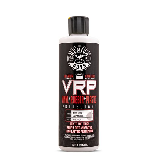Rénovateur plastiques et caoutchoucs VRP Super Shine Chemical Guys 473 ml Rénovateur plastiques et caoutchoucs VRP Super Shine Chemical Guys 473 ml