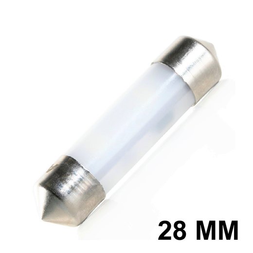 Navette LED-C3W-28mm-ANGEL (Blanc)