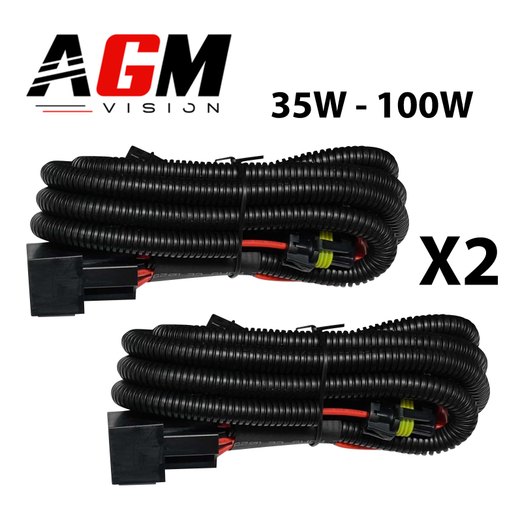 2 x Faisceaux d'installation Xénon H1 - Compatibles 35W à 100W 2 x Faisceaux d'installation Xénon H1 - Compatibles 35W à 100W