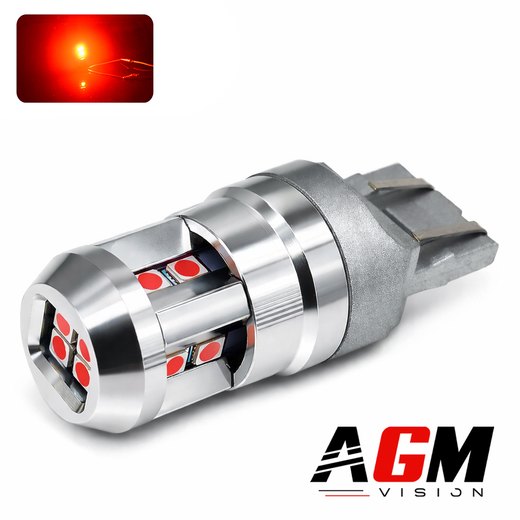 Ampoule LED T20 W21/5W 7443 SMART (Rouge) Ampoule LED T20 W21/5W 7443 SMART (Rouge)