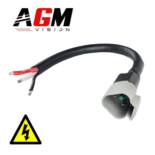 Conector cu mufă Deutsch femelă cu 3 pini de mare putere Conector cu mufă Deutsch femelă cu 3 pini de mare putere