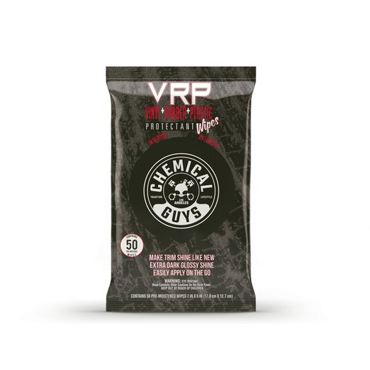 Lingettes rénovateur plastiques et caoutchoucs VRP Super Shine Chemical Guys pack de 50