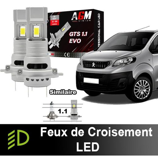 Πακέτο LED φώτων μεσαίας σκάλας Peugeot Expert 3 (2016 à 2024) - εγκατάσταση όπως στην αρχική έκδοση Πακέτο LED φώτων μεσαίας σκάλας Peugeot Expert 3 (2016 à 2024) - εγκατάσταση όπως στην αρχική έκδοση