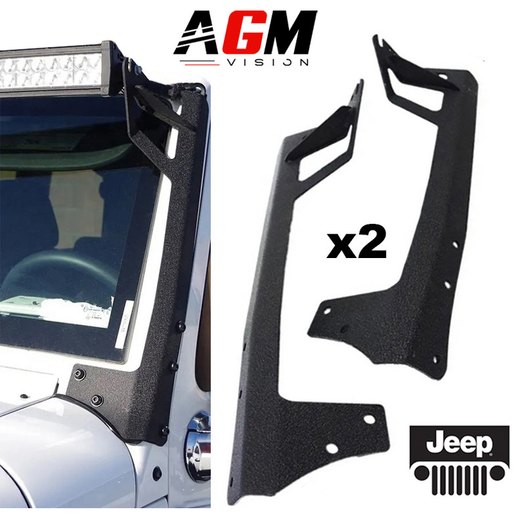 ΣΕΤ 2 ΒΑΣΕΙΣ ΣΤΗΡΙΞΗΣ ΜΠΑΡΑΣ LED JEEP WRANGLER ΣΕΤ 2 ΒΑΣΕΙΣ ΣΤΗΡΙΞΗΣ ΜΠΑΡΑΣ LED JEEP WRANGLER