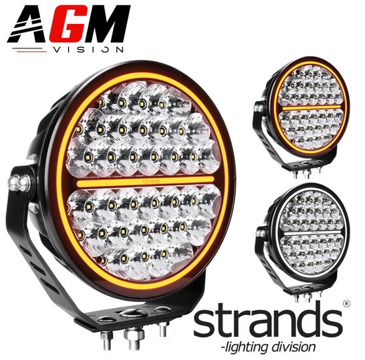 Προβολέας μεγάλης εμβέλειας Strands Siberia Night Ranger 9" - ∅22 cm + DRL λευκό/πορτοκαλί Προβολέας μεγάλης εμβέλειας Strands Siberia Night Ranger 9" - ∅22 cm + DRL λευκό/πορτοκαλί