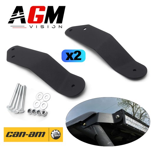 PACCHETTO 2 Supporti di Fissaggio Can-Am Maverick per Barra LED (1m) su tetto