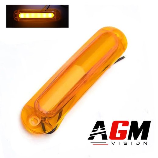 LED obrysové světlo Angel Oval (ORANŽOVÉ) - 12 CM LED obrysové světlo Angel Oval (ORANŽOVÉ) - 12 CM