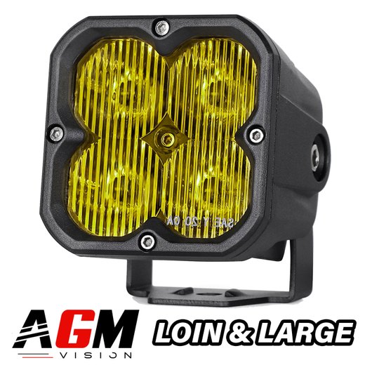 LED-ajovalo keltainen neliö Quadra Tech 20W LED-ajovalo keltainen neliö Quadra Tech 20W