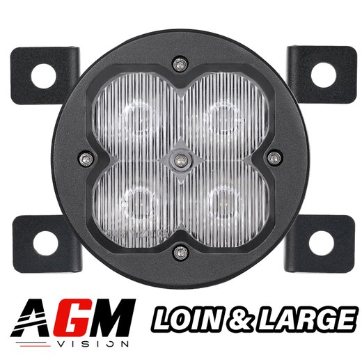RUND LED-STRÅLKASTARE QUADRA TECH DRIVING MED INTEGRATIONSFÄSTE 20W RUND LED-STRÅLKASTARE QUADRA TECH DRIVING MED INTEGRATIONSFÄSTE 20W