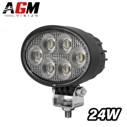 LED arbeidslys oval ST-PRO Flood 24W