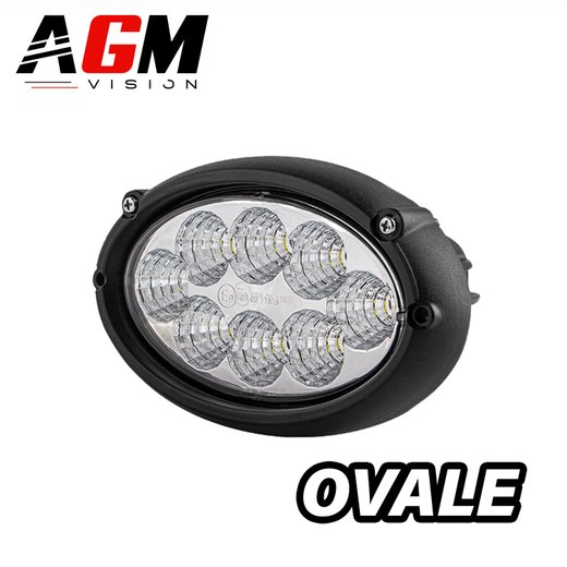 OVAL INBYGGBAR LED-ARBETSLAMPA MED OVALT FÄSTE 40W OVAL INBYGGBAR LED-ARBETSLAMPA MED OVALT FÄSTE 40W