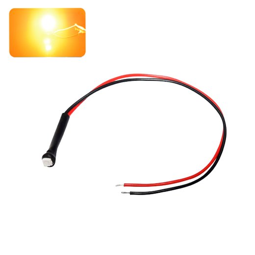 LED CU FIR (Portocaliu)