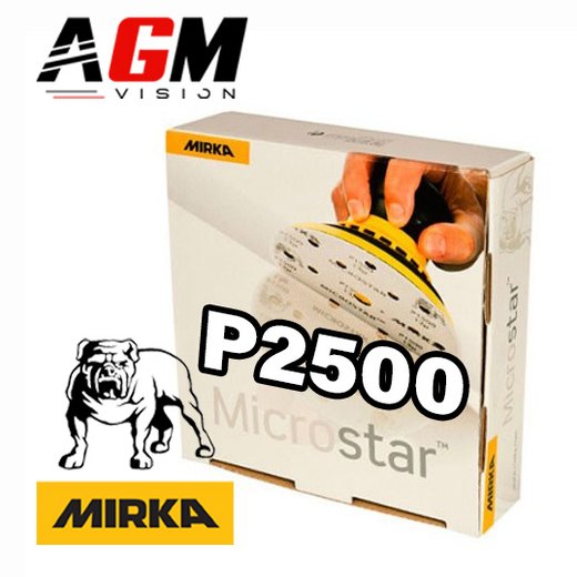 Pakke med 50 MICROSTAR slipeskiver Ø 77 mm P2500