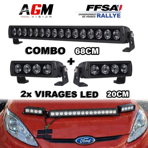 LED-LICHTLEISTEN-PAKET RALLYE - DARK V1 COMBO 68CM + 2 LED-LICHTLEISTEN 20CM KURVENLICHTER LED-LICHTLEISTEN-PAKET RALLYE - DARK V1 COMBO 68CM + 2 LED-LICHTLEISTEN 20CM KURVENLICHTER
