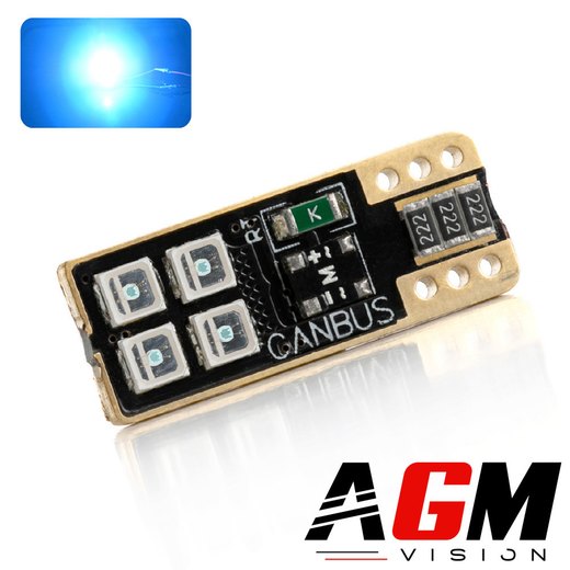 Ampoule LED T10-W5W ROYAL SIDE (Bleu Glace)