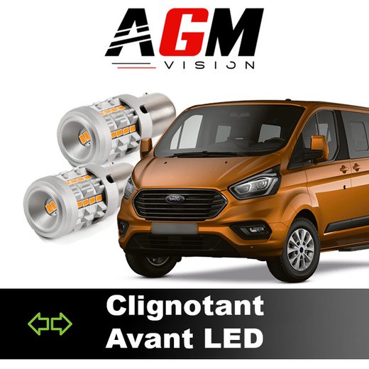 Pack clignotant avant LED Ford Transit Custom de 2017 à 2023