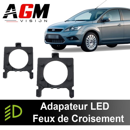 Pakke med 2 LED-adaptere til nærlys Ford Focus MK2 2004 - 2012 Pakke med 2 LED-adaptere til nærlys Ford Focus MK2 2004 - 2012