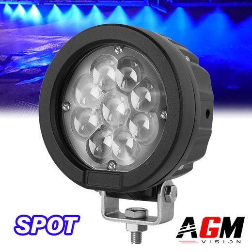 Far LED rotund albastru cu 9 lentile pentru pulverizare - Tractor Far LED rotund albastru cu 9 lentile pentru pulverizare - Tractor