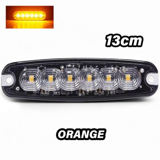 Światło penetracyjne XT-SLIM LED POMARAŃCZOWE migające 13 cm Światło penetracyjne XT-SLIM LED POMARAŃCZOWE migające 13 cm