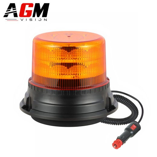 Magnetisk oransje LED-varsellys 24W Magnetisk oransje LED-varsellys 24W