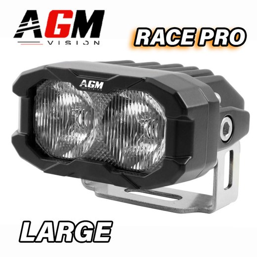 Mini LED-lysbjelke Race Pro Flood 30W + oransje parkeringslys Mini LED-lysbjelke Race Pro Flood 30W + oransje parkeringslys