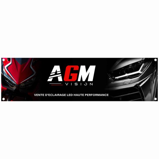 Reklamebanner: Salg af AGM Vision LED-belysning