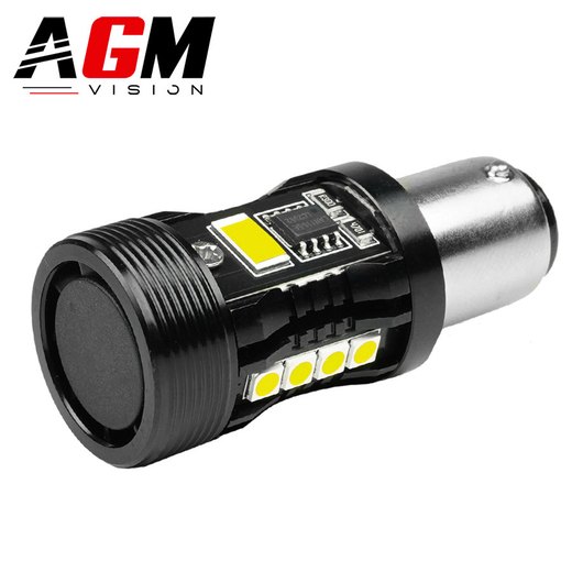 Bec LED P21W-BA15S VORTEK (Alb)
