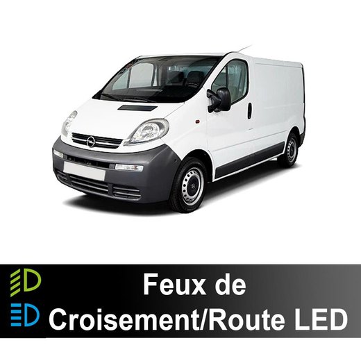 Sada LED potkávacích/dálkových světel Opel Vivaro A 2000 až 2014 - 70 wattů - 11200 lumenů Sada LED potkávacích/dálkových světel Opel Vivaro A 2000 až 2014 - 70 wattů - 11200 lumenů