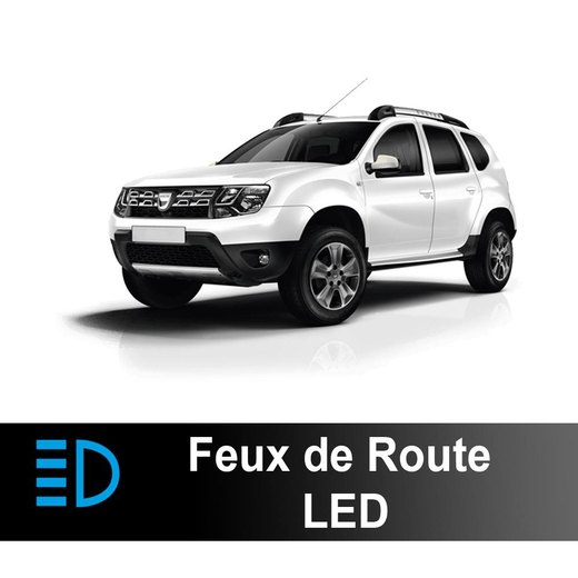 Zestaw świateł drogowych LED Dacia Duster 2 2017 à 2024 - 90 watts - 15300 lumens