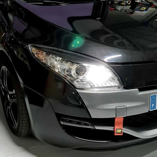 PACK LED Feux de route Renault Megane 3 (Phase 1 2008-2012)