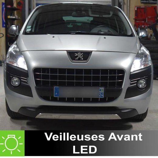 PACK LED Lumină de veghe față Peugeot 3008 din 2009 până în 2016 PACK LED Lumină de veghe față Peugeot 3008 din 2009 până în 2016