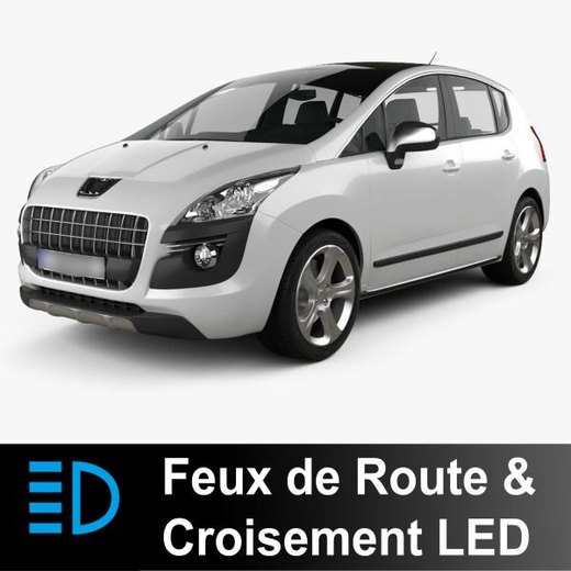 PACK LED Kaukovalot Peugeot 3008 vuosimalliin 2009–2016 (bi-halogeeniajovaloilla) PACK LED Kaukovalot Peugeot 3008 vuosimalliin 2009–2016 (bi-halogeeniajovaloilla)