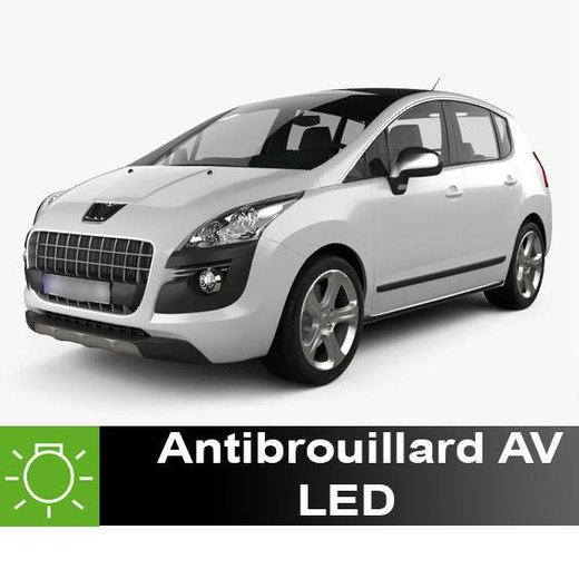 PACK LED Přední mlhová světla Peugeot 3008 od 2009 do 2016 PACK LED Přední mlhová světla Peugeot 3008 od 2009 do 2016