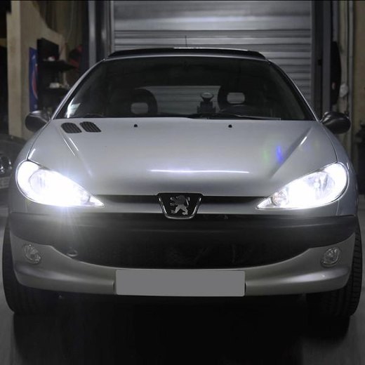 PACK LED Φώτα μεγάλης σκάλας Peugeot 206 από 1998 έως 2009 (με λάμπα H7) PACK LED Φώτα μεγάλης σκάλας Peugeot 206 από 1998 έως 2009 (με λάμπα H7)