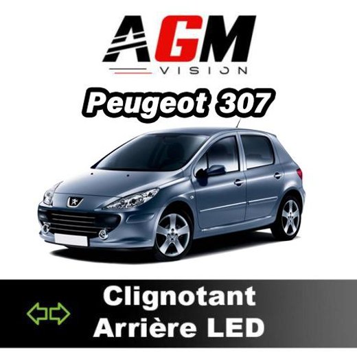 PACK LED Zadní směrové světlo Peugeot 307 od 2000 do 2009