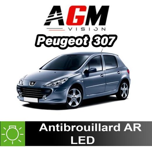PACK LED Πίσω φως ομίχλης Peugeot 307 από 2000 έως 2009