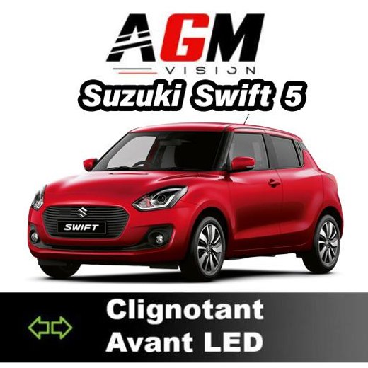Pakke LED blinklys foran Suzuki Swift V 2017 à 2023