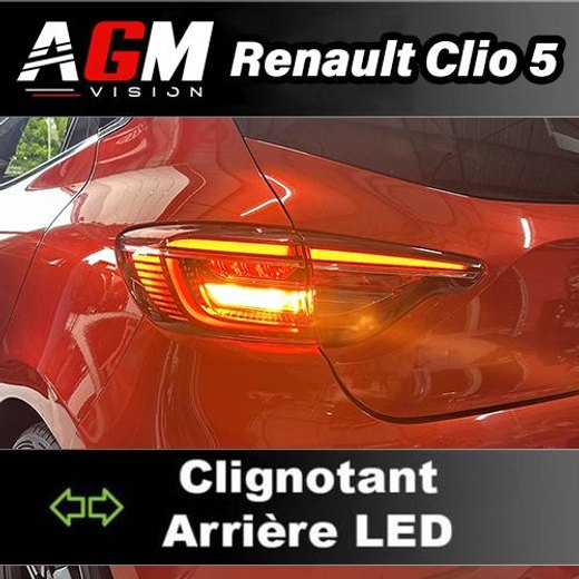 Pack LED clignotant arrière Renault Clio 5 de 2019 à 2024