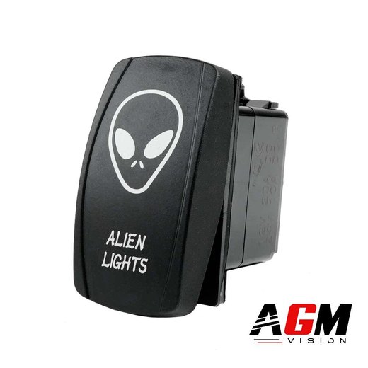 Buton comutator ALIEN LED (cu iluminare) Buton comutator ALIEN LED (cu iluminare)